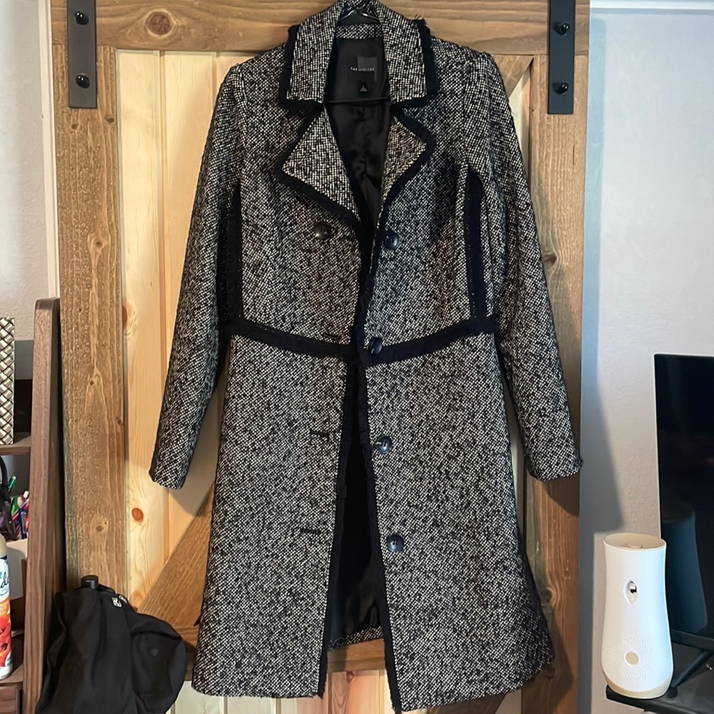 The Limited Grey and Black Coat